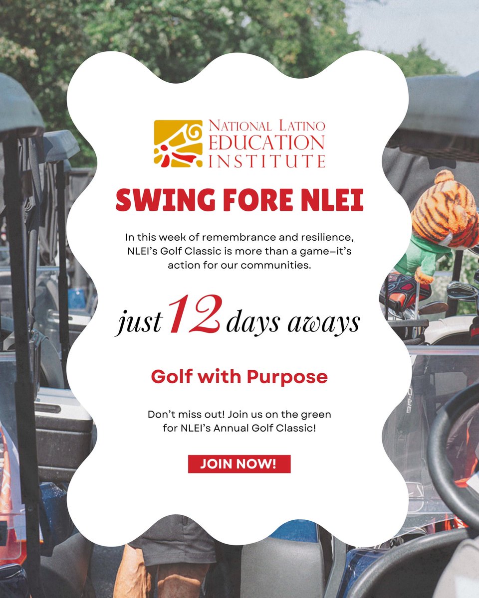 ⛳ Just 12 days away!

Don’t miss NLEI’s Annual Golf Classic at Seven Bridges Golf Club—where every swing supports action and impact in our communities. 💚

#GolfWithPurpose #NLEI