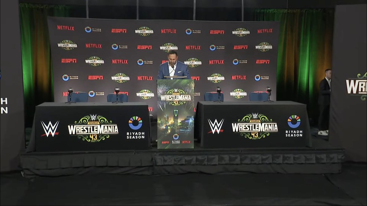 Cultaholic's tweet photo. As expected, WWE WrestleMania 43 will be in Riyadh, Saudi Arabia in 2027. https://t.co/j5u0cbw5NC