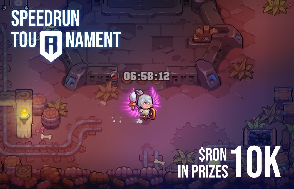 The Ronin Speedrun Tournament is coming⚔️
With 10,000 $RON on the line, plus a participation reward for everyone who submits a valid entry!

⏳Qualifiers: Sept 29–30
🏆Finals: Oct 3

Brought to you by <a href="/The_Beacon_GG/">The Beacon</a> and <a href="/Ronin_Network/">Ronin</a>!