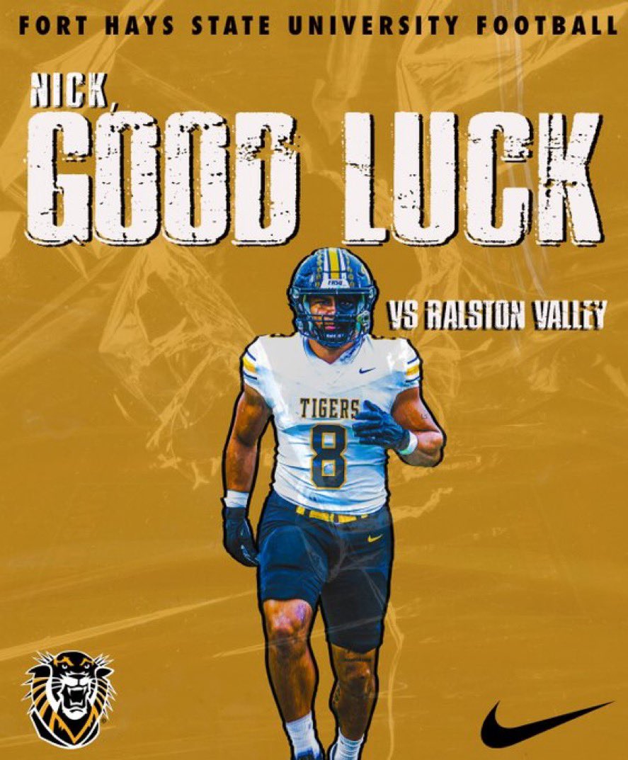 Thank you <a href="/coach_hbrown11/">Hunter Brown</a> for the love! <a href="/FHSUFootball/">FHSU Football</a>