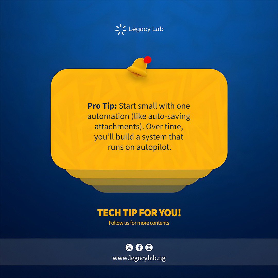 legacylabng's tweet image. It’s Tech Tip Friday.
A simple tweak in your workflow today can make a big difference tomorrow. Work smarter, not harder.

#legacylabng #fridaytechtips #worksmarter