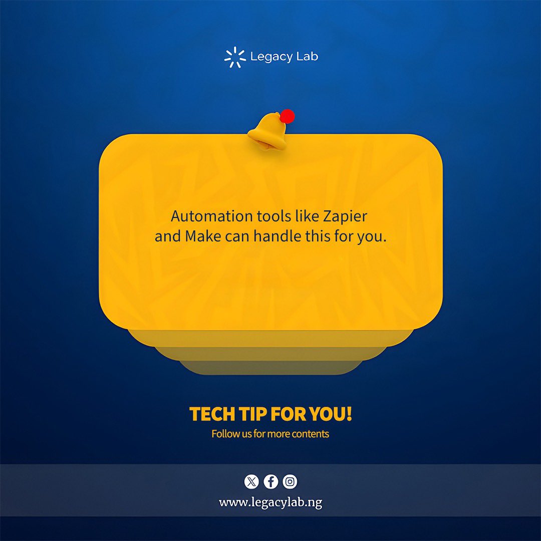 legacylabng's tweet image. It’s Tech Tip Friday.
A simple tweak in your workflow today can make a big difference tomorrow. Work smarter, not harder.

#legacylabng #fridaytechtips #worksmarter