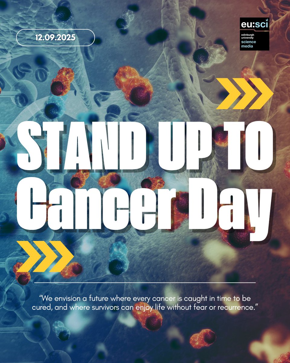 eusci's tweet image. Stand Up To Cancer is an organisation that raises awareness and funds research to detect and treat cancers, aiming to reduce cancer deaths by 50% in 10 years. 🧪Today, we shine a spotlight on cancer research, and those who help make a difference.
#ScienceComm #StandUpToCancerDay