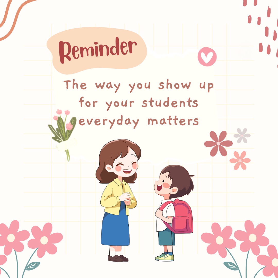 K5ReadingHelp's tweet image. Every smile, every kind word, every moment of patience makes a difference 💕 Teaching is more than lessons—it’s showing up for your students every single day 🌸✨
#TeacherLife #ClassroomInspiration #StudentSuccess #DailyReminder