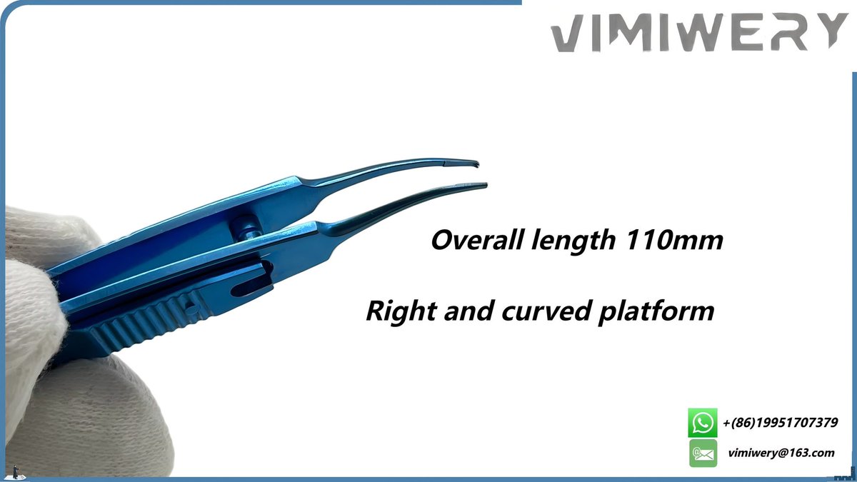 vimimery's tweet image. We offers professional #ophthalmic #surgical #instruments. 0.25mmteeth with platforms, serrated handle and thumb catch lock, overall length 110mm. You can reach out for more details.
Email: vimiwery@163.com
ebay.com/usr/vimiwery

#eyes #ophthalmology #ophthalmologist #surgery