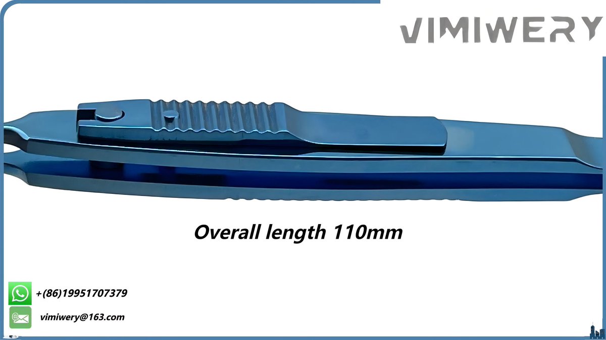vimimery's tweet image. We offers professional #ophthalmic #surgical #instruments. 0.25mmteeth with platforms, serrated handle and thumb catch lock, overall length 110mm. You can reach out for more details.
Email: vimiwery@163.com
ebay.com/usr/vimiwery

#eyes #ophthalmology #ophthalmologist #surgery