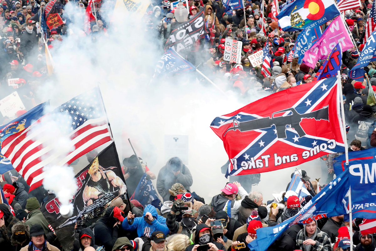 acnewsitics's tweet photo. MAGA: At least we don't riot! 

Sure you don't. https://t.co/X1yBhniHem