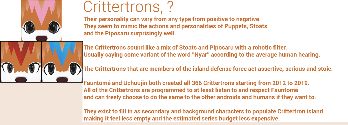 CrittertronCrew's tweet photo. The Crittertrons are an interesting species huh? https://t.co/cVMDLSW7Jl