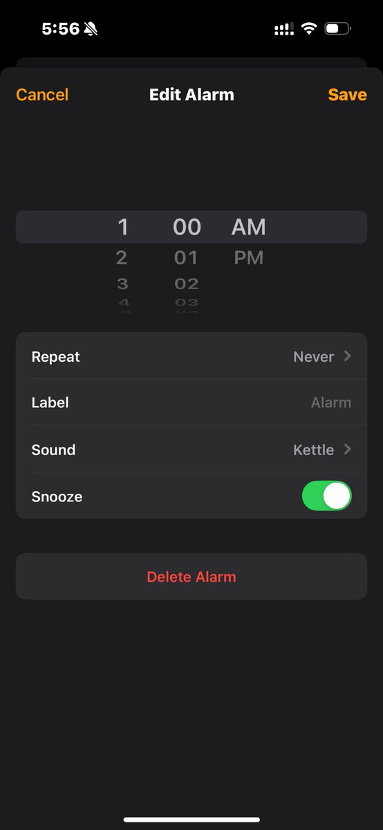 Your last &amp; first digit in i phone alarm 
#iPhone #alarm #iPhone17