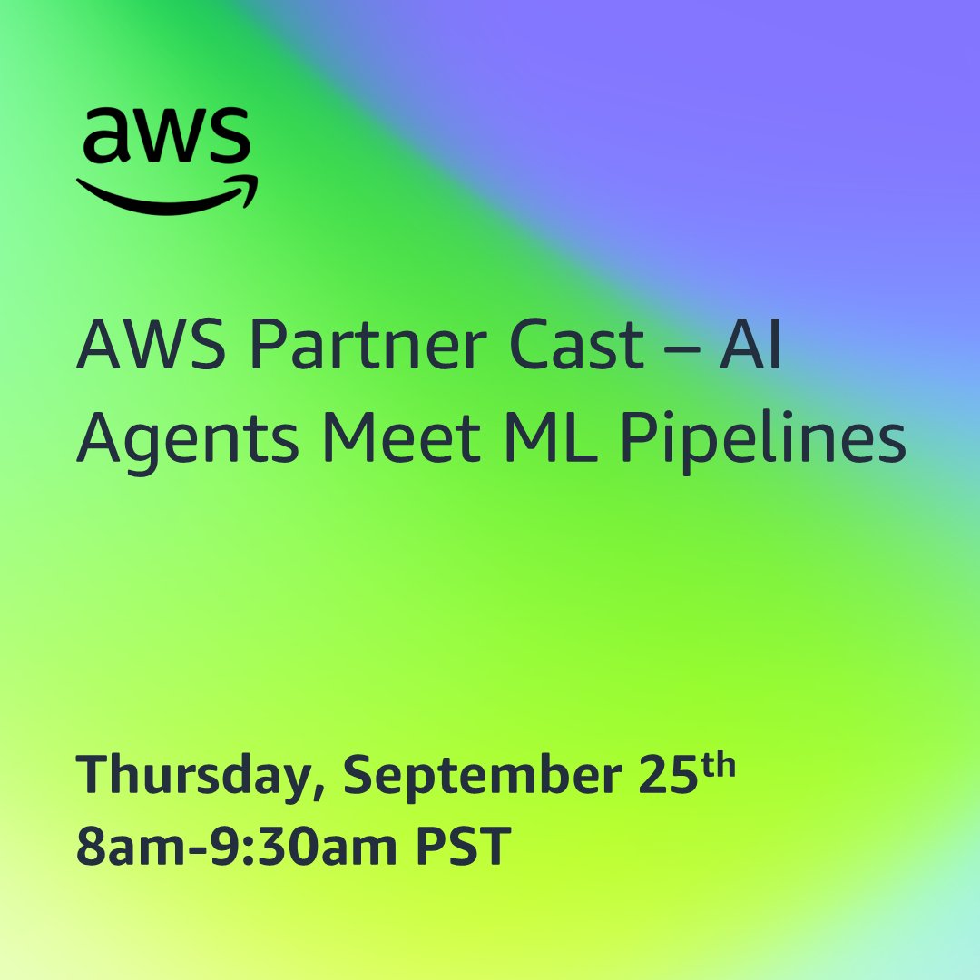 AWS_Partners's tweet image. Scale &amp;amp; automate your #generativeAI workflows with #AmazonSageMaker &amp;amp; #AmazonBedrock agents. 🤖 go.aws/48cArFC

Learn how to build self-updating #AI systems that combine SageMaker&apos;s orchestration power with Bedrock Agents&apos; intelligence. Perfect for ML teams ready to move…
