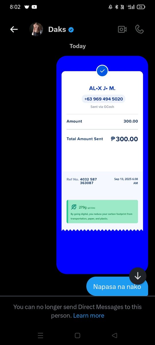 Beware aning scammer nga tawo Kay nang block. Wala naulaw kung Kinsa kaila ani niya ingna palihog
