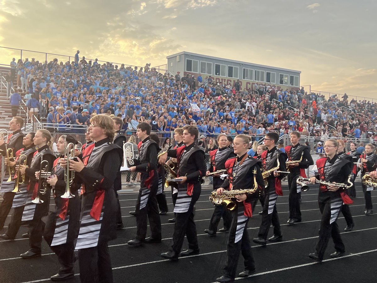 Beautiful night for Lakeville South vs North Football!
