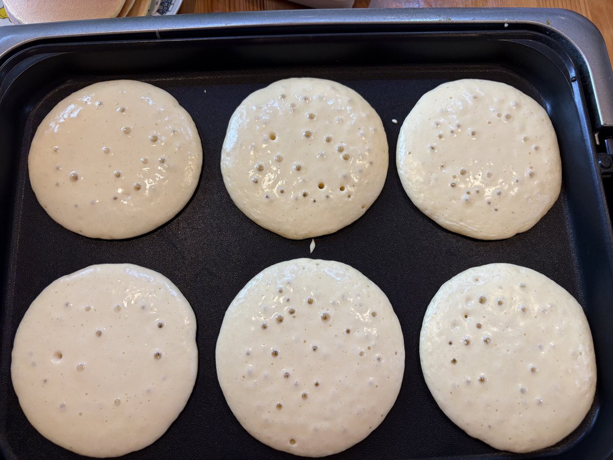 怖いか。
うちの夫の
ホットケーキの才能が。