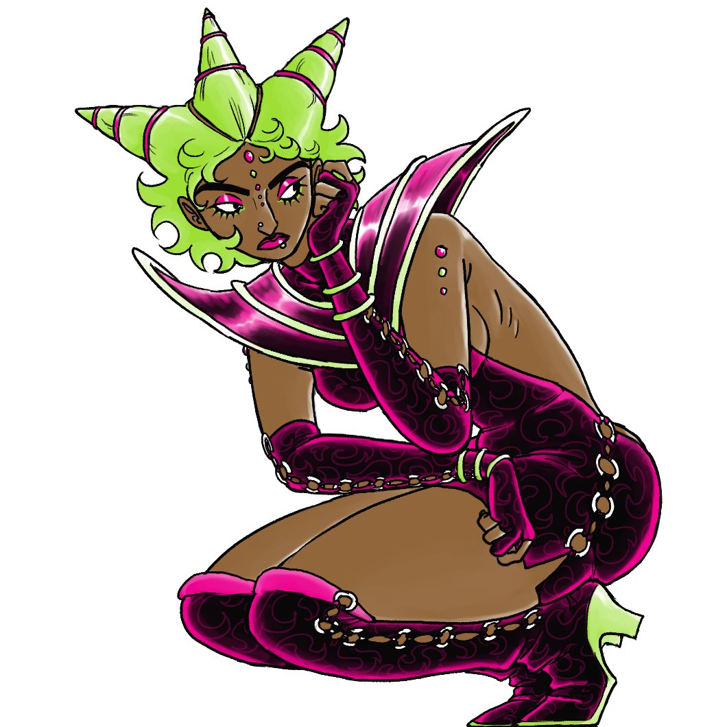 Comicalbum's tweet image. Random design. I think she's psychic