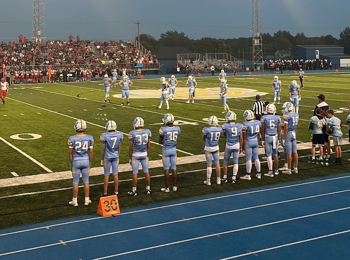 Football at half
Bath: 14 Shawnee: 17