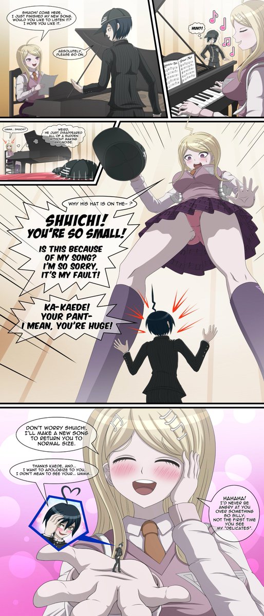 The Ultimate Pianist Kaede wrote a new song that Shuichi might like to listen; but no one knew this would come up with some side effect.