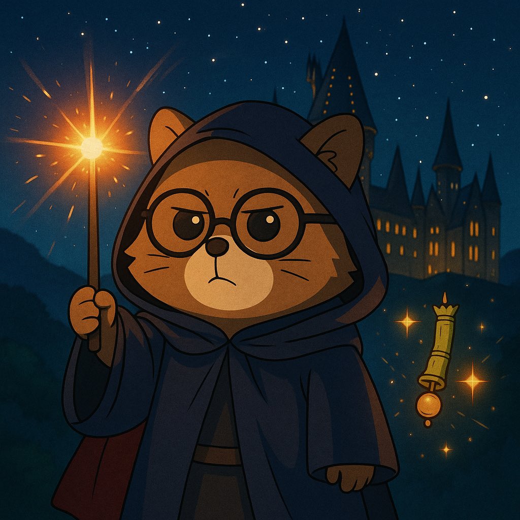 raccoworld's tweet photo. The magic is real when $JRD is involved 🪄✨ Who else feels the wizard vibes? 🦝

#HarryPotter #CryptoCommunity #Web3 #MemeCoin #NFT #memecoin https://t.co/MV1jHI8Ycc