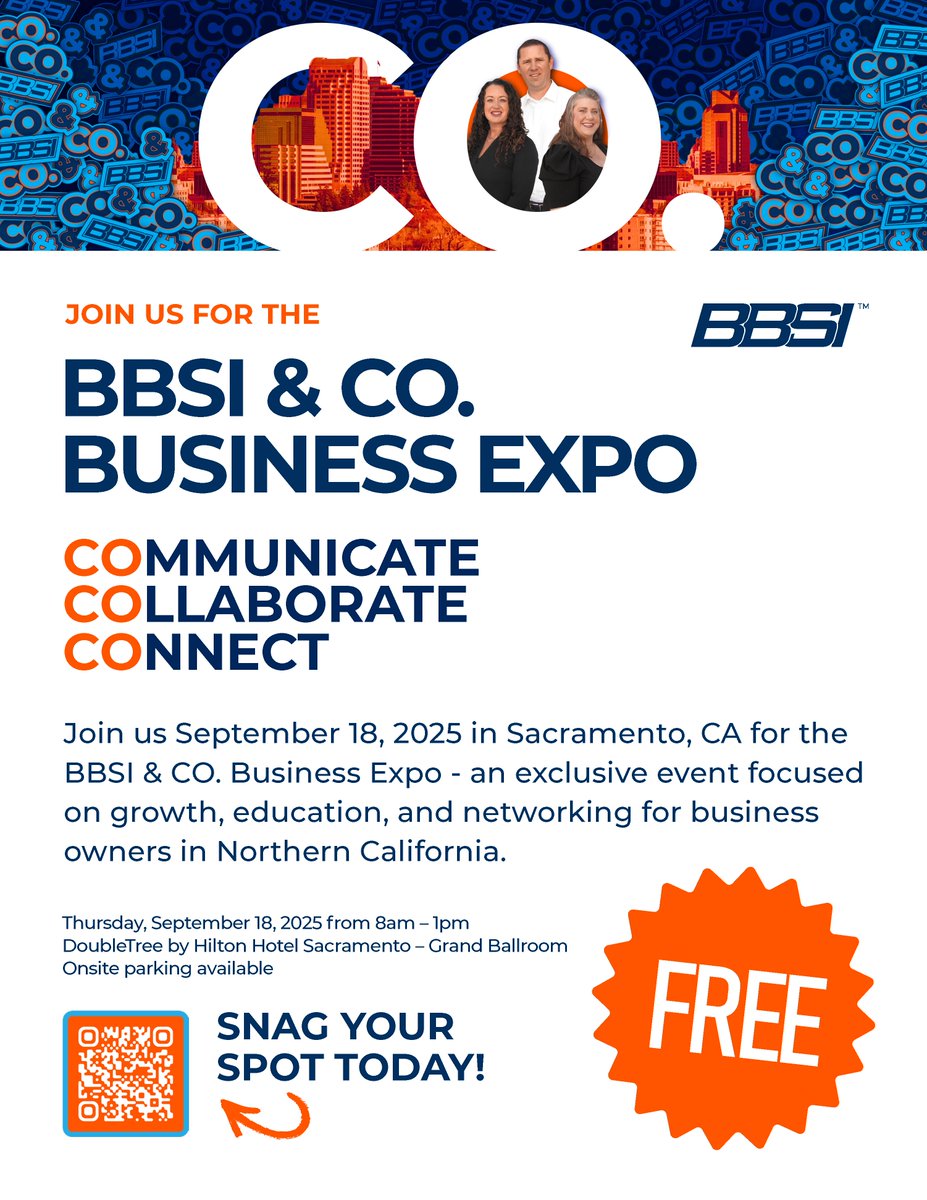 CalSavers is excited to staff a table at Barrett Business Services, Inc. (<a href="/BBSI_PEO/">BBSI</a>)’s first Business Expo in Sacramento! This event will take place at DoubleTree by Hilton Hotel on 9/18 from 8AM – 1PM. For more information, visit bbsi.com/business-owner…
<a href="/CalTreasurer/">CA State Treasurer</a> #HelloSTO