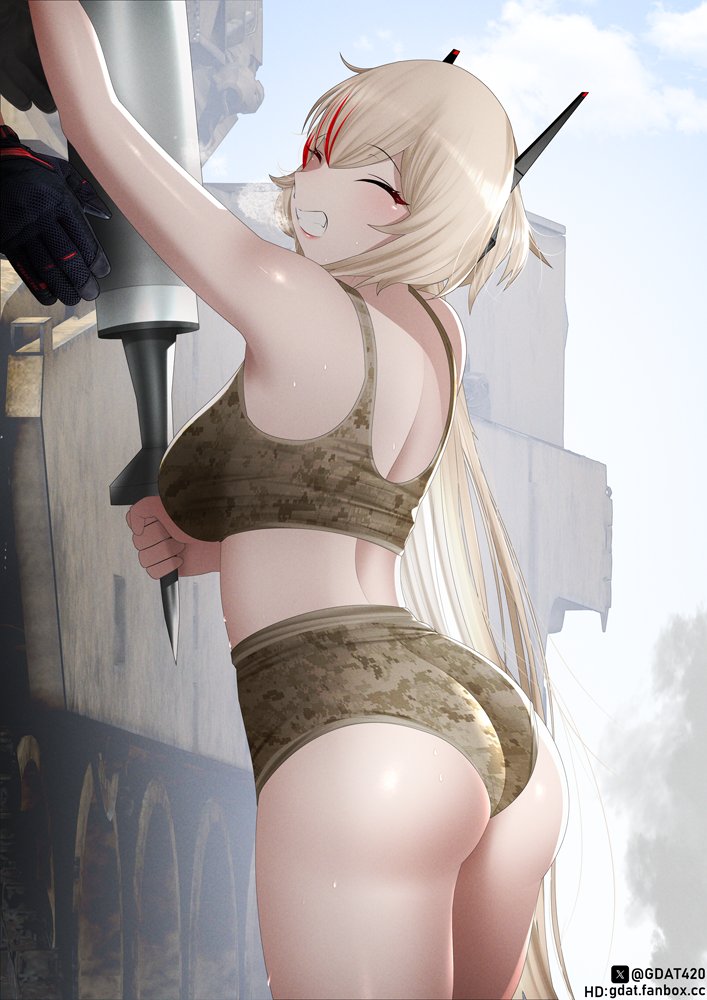 M4 sopmod II tank crew 
#GirlsFrontline #illustration #drawing #fanart