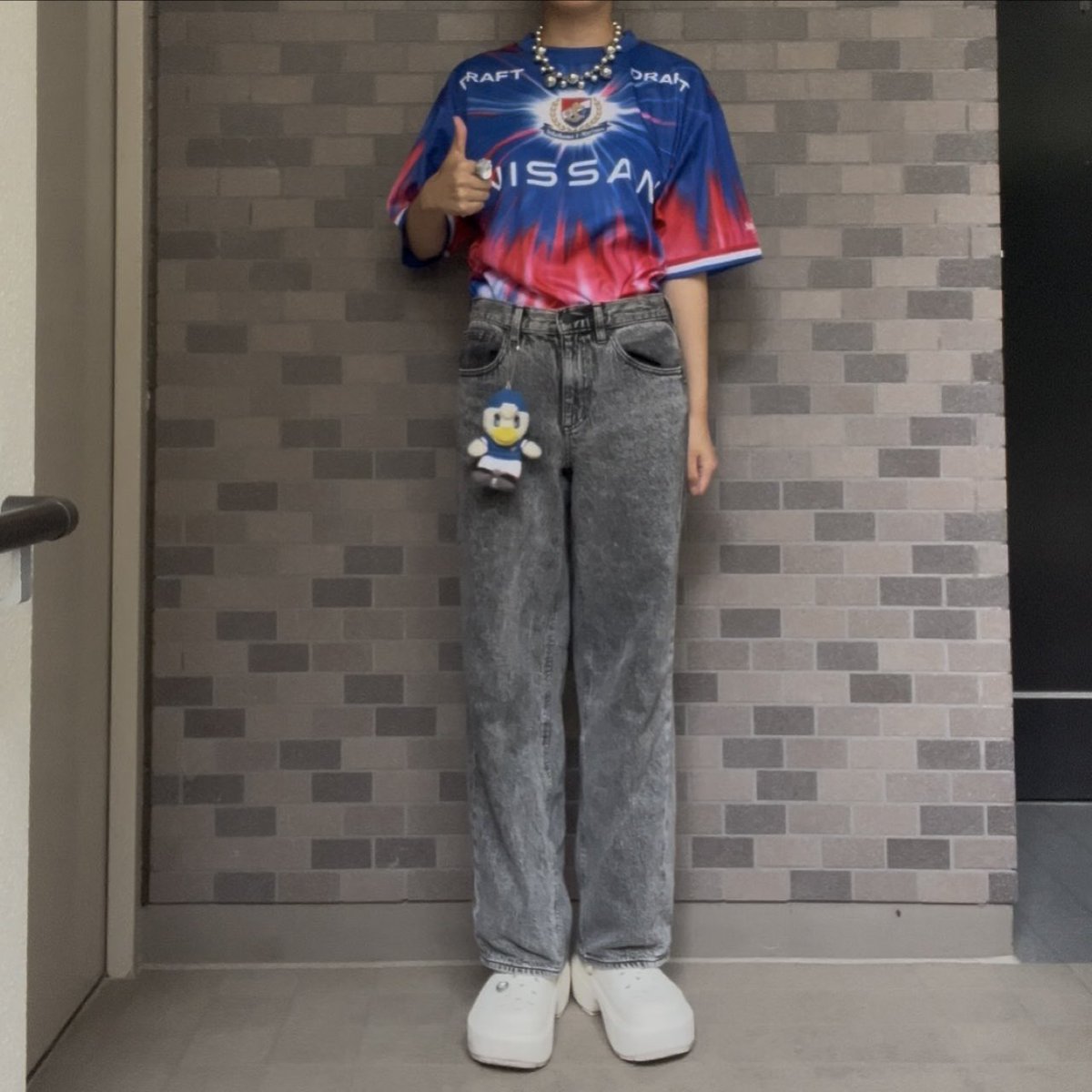 explode_f's tweet image. 今日のユニは当たり前にこれ。
プリキュアを見て育ってきたけどこのウルトラマンみたいなデザイン微妙に心躍る。#fmarinos