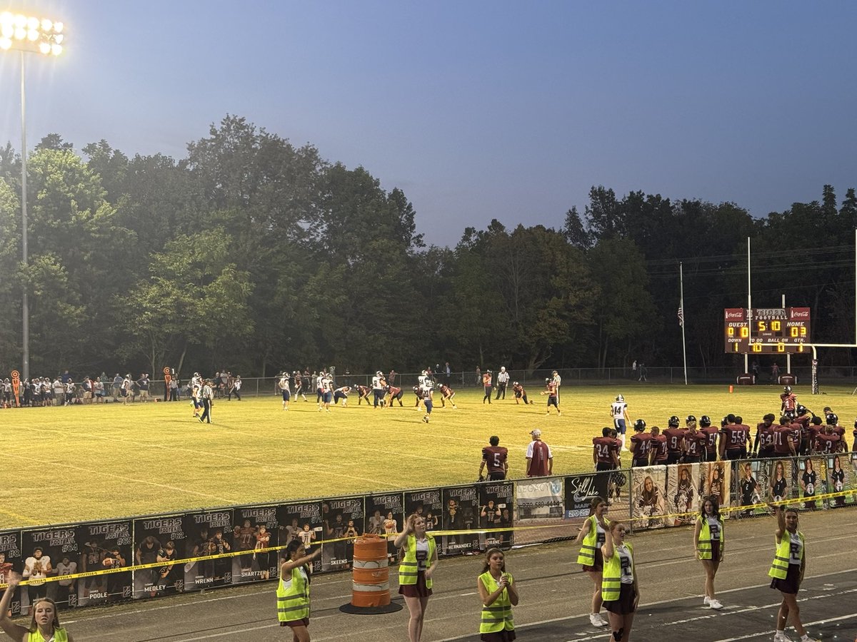 Friday nights in the fall watching <a href="/Breck_Football/">Breck Football</a> with all of Tiger Nation! Let’s go! #breckstrong