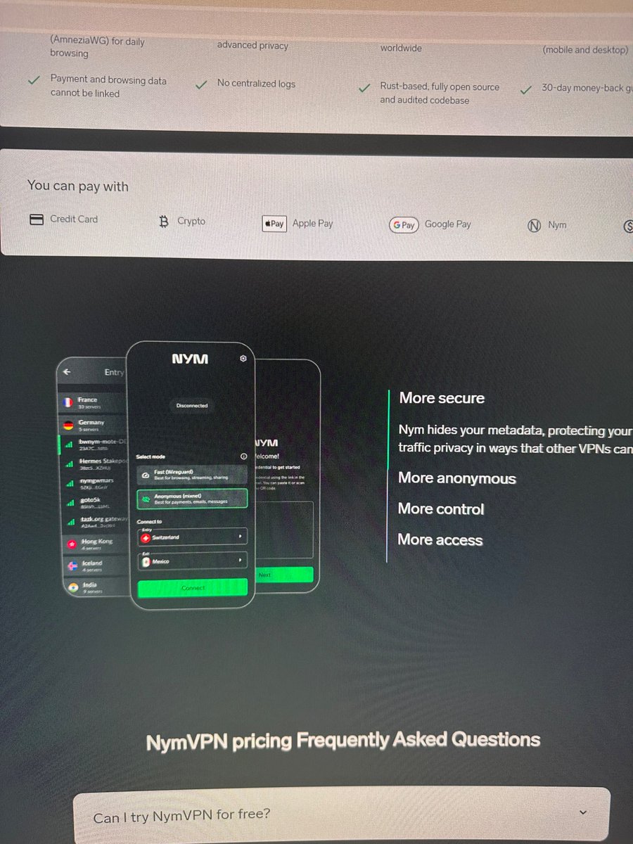 dysunderland's tweet photo. 9/12/25

First purchase using #ZEC with @zashi_app was easy peasy. @nymvpn 

@arjunkhemani will you accept my next Zashi transaction ? https://t.co/D2xL1POIsC