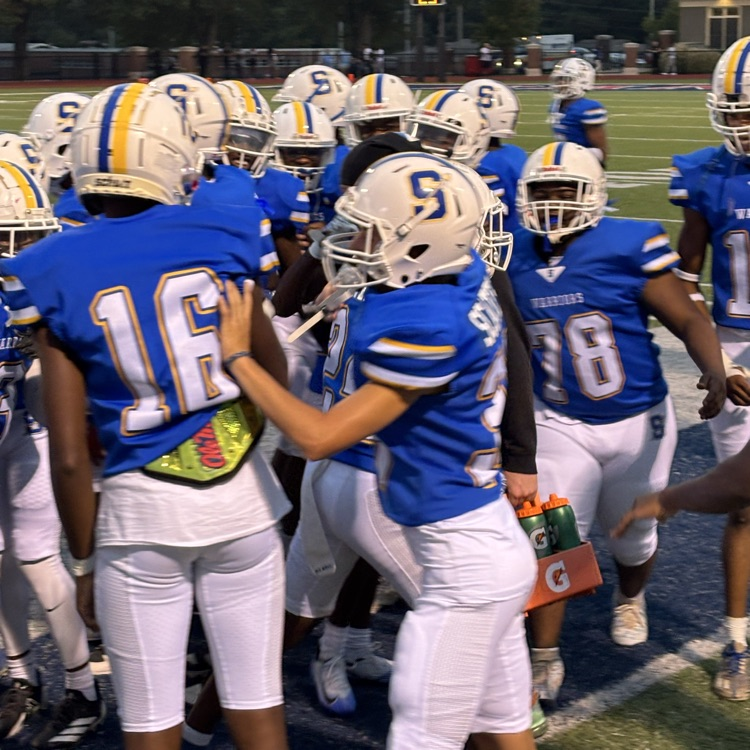 SenatobiaHS's tweet photo. 🚨Dominic Daniels with the interception for the Warriors!! Good guys in business on the Wildcats 30!! #tobiePRIDE #GOW25 @TMobile #FNL5G https://t.co/LzuDFvaNEJ