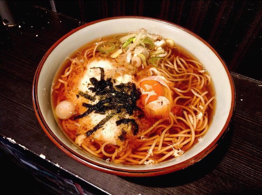 choh_u's tweet photo. 月見とろろそば。
#朝ごはん #そば #蕎麦 #立ち食いそば #浅草 #文殊
#breakfast #soba #asakusa #monju https://t.co/2Inbz6sdHM