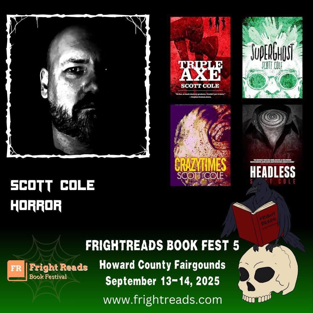 Tomorrow! FrightReads! At the Howard County Fairgrounds in West Friendship, MD! Come get some books!

(Note: I’ll only be there Saturday this year, but lots of other folks will be around all weekend)