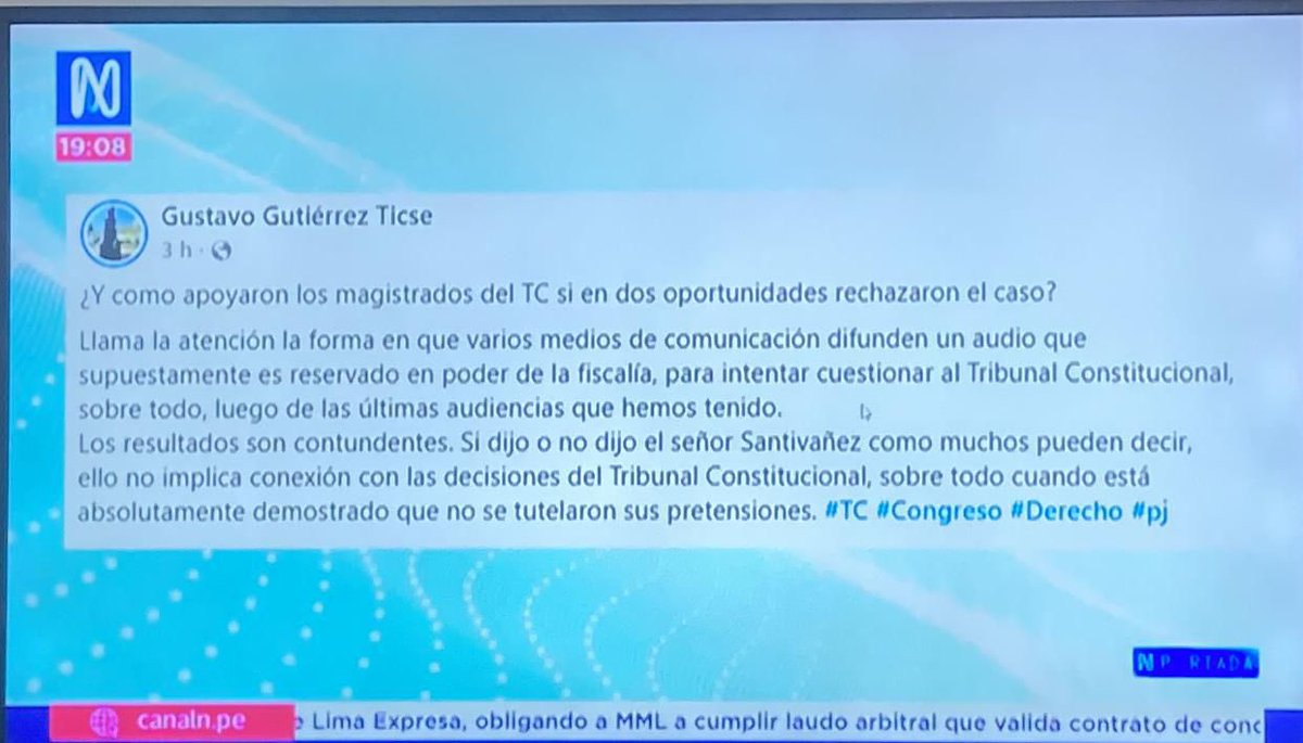 Oportuna y necesaria aclaración del magistrado #GustavoGutierrez que acredita objetivamente que <a href="/JJSantivanezA/">Juan José Santiváñez</a> es víctima de un muñeco mal y vilmente armado por la #FiscalíaDeLaNacion. Los afectados deberían tomar acciones contra los responsables de esta farsa