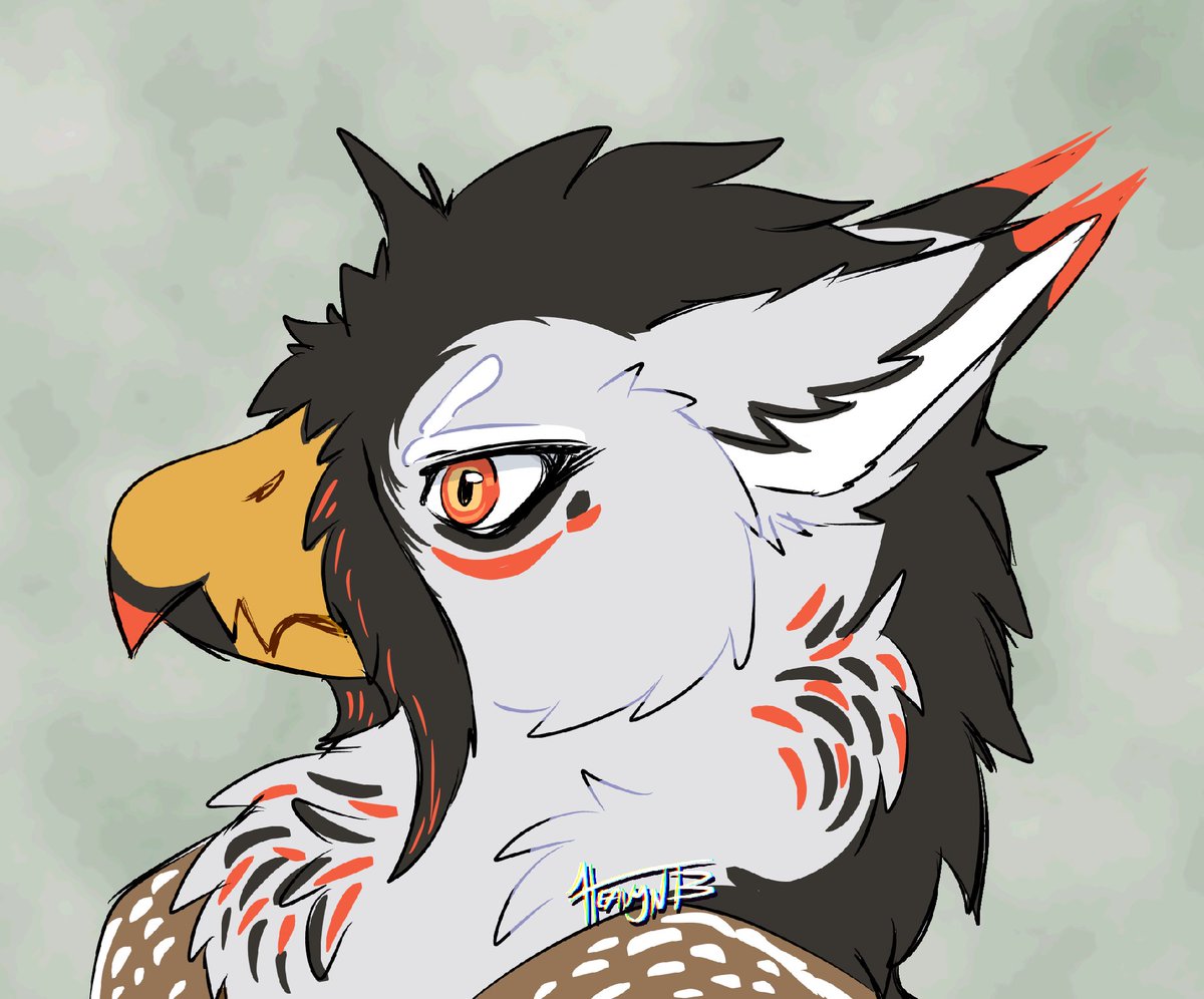 hippogryph bust adopt - $25 (dm me if interested)