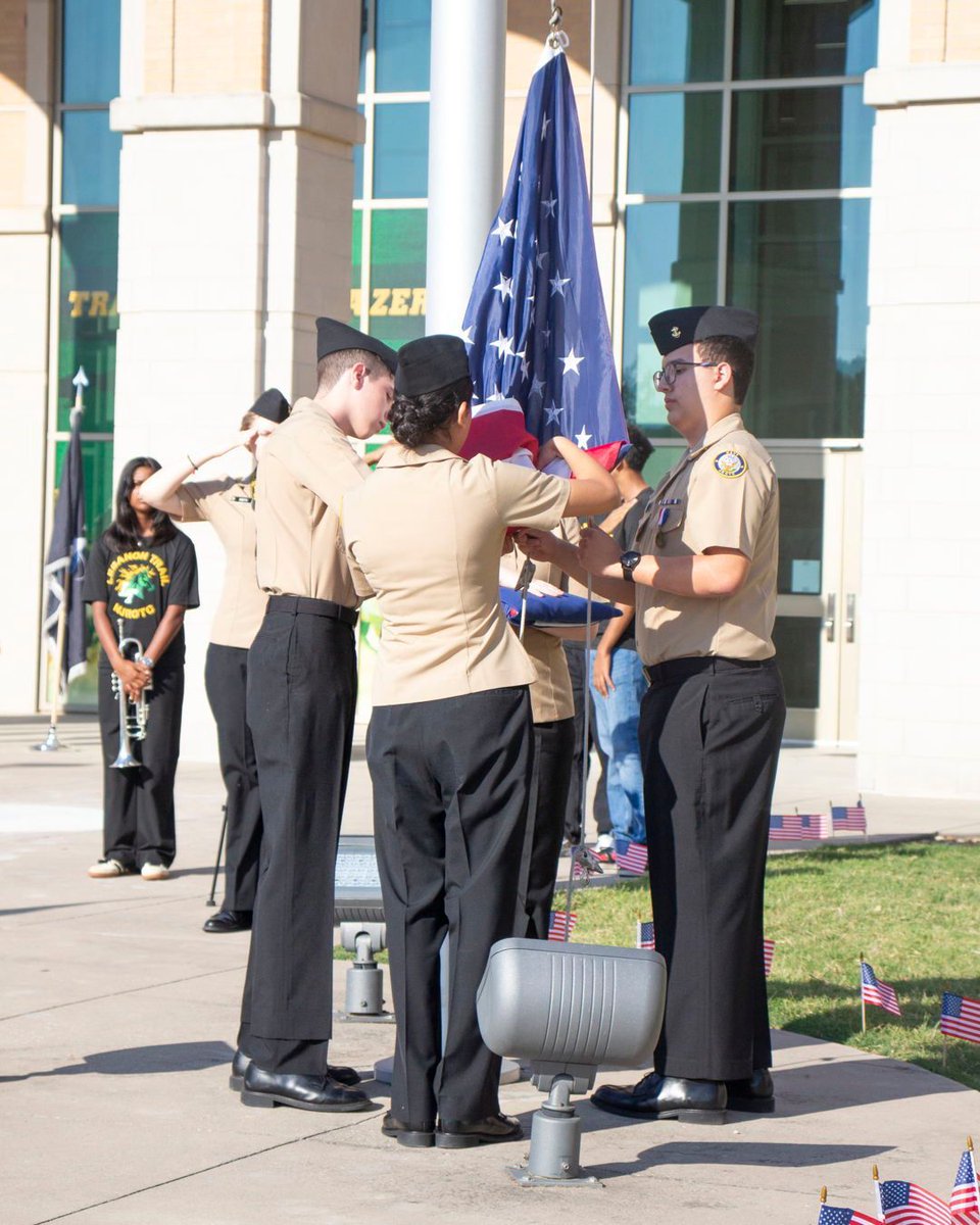 Today, LT students honored 9/11 with our inaugural Day of Remembrance. Our Navy Jr. ROTC cadets &amp; student leaders captured the spirit of unity &amp; service. youtu.be/8bv4Xm1V9Bc 
A solemn and beautiful day at LT. #GiddyUpLT