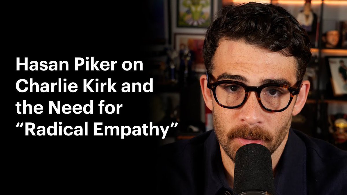 Hasan is in Mother Jones’ video!
▸ Hasan Piker on Charlie Kirk, Dangerous Rhetoric, and the Radical Power of Empathy
youtube.com/watch?v=b6dR8R…