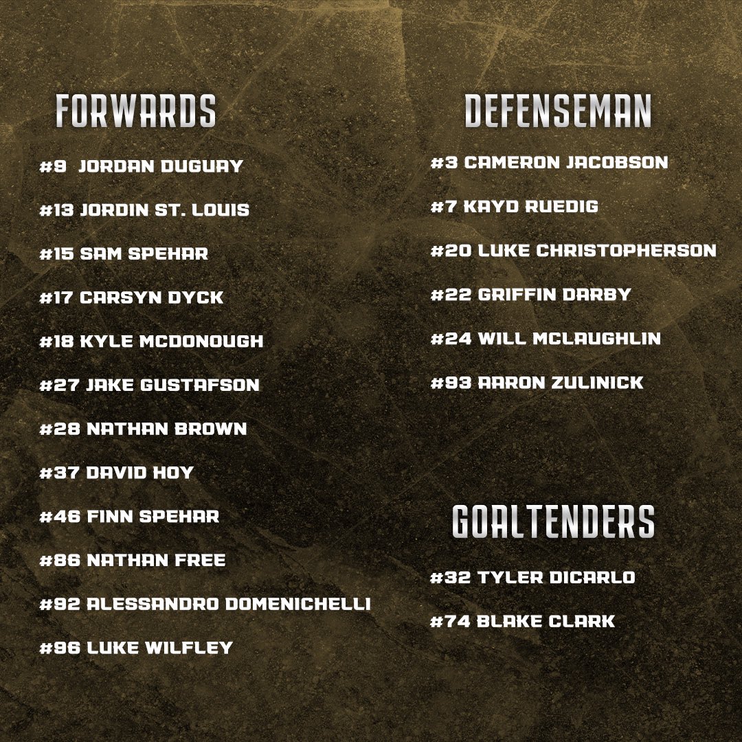 The countdown is on ⏰ 

The Hawks are locked in for more preseason action tonight vs. Penticton.