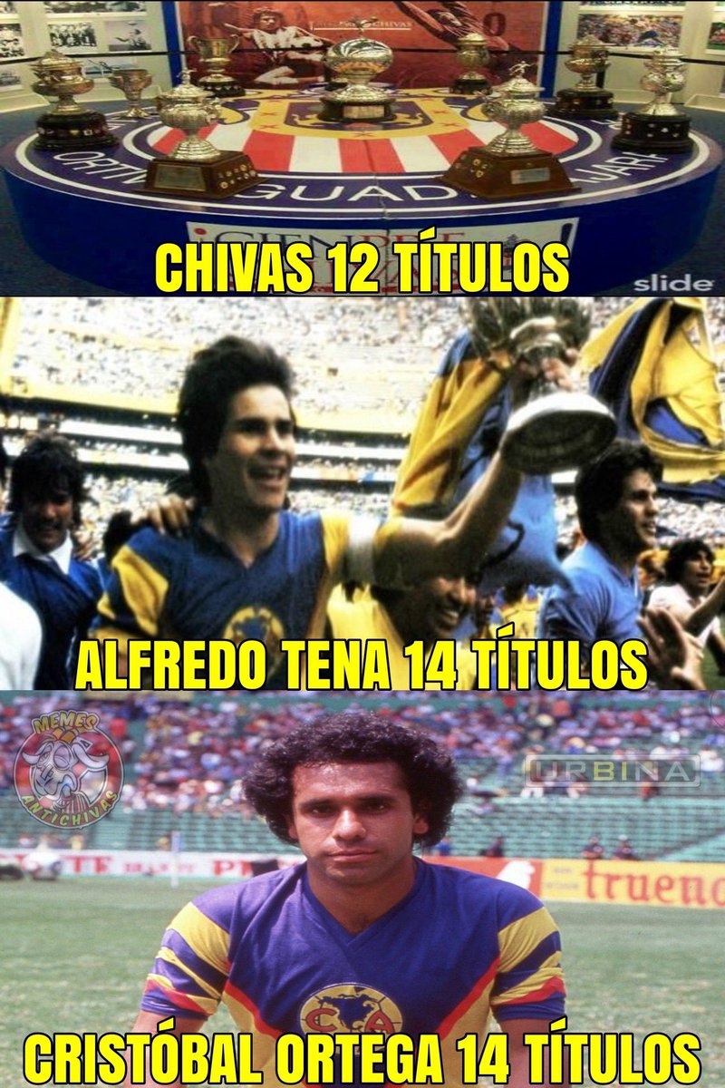 Existen 2 leyendas americanistas que en su palmares tienen más títulos que chivas en el torneo local, ambos le ganaron la final del siglo.