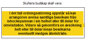 marcusaastrom's tweet photo. ...och man har förtydligat i riktlinjer för arbetsgången vid "allvarlig händelse" att det är ett krav vid pyroteknik att berörd läktarsektion har tömts, detta trots att det budskap som enligt samma Regelbok ska nå publiken talar om att arrangören KAN avvisa besökare. https://t.co/8dBfSkYwBR