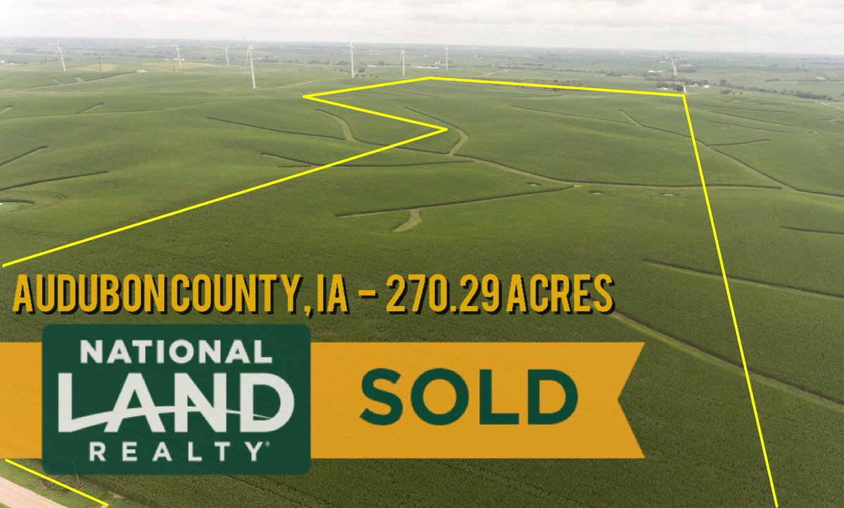 A client and I recently closed on this beautiful 270+ acre farm in Audubon County. 

This land market remains active and stable, with a very limited supply of quality tracts.