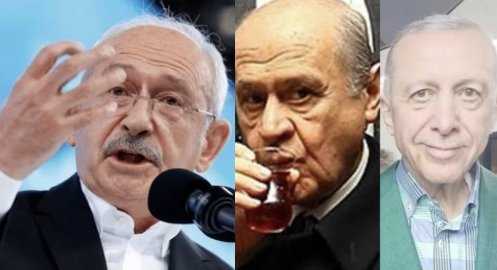 80 yaşına merdiven dayamış bu üç ihtiyar herif,
sırf koltuklarını sağlama almak için ülkeyi uçuruma sürüklüyorlar!!

Ne hukuk dinliyorlar,ne adalet!!

Varsa yoksa koltukları!!