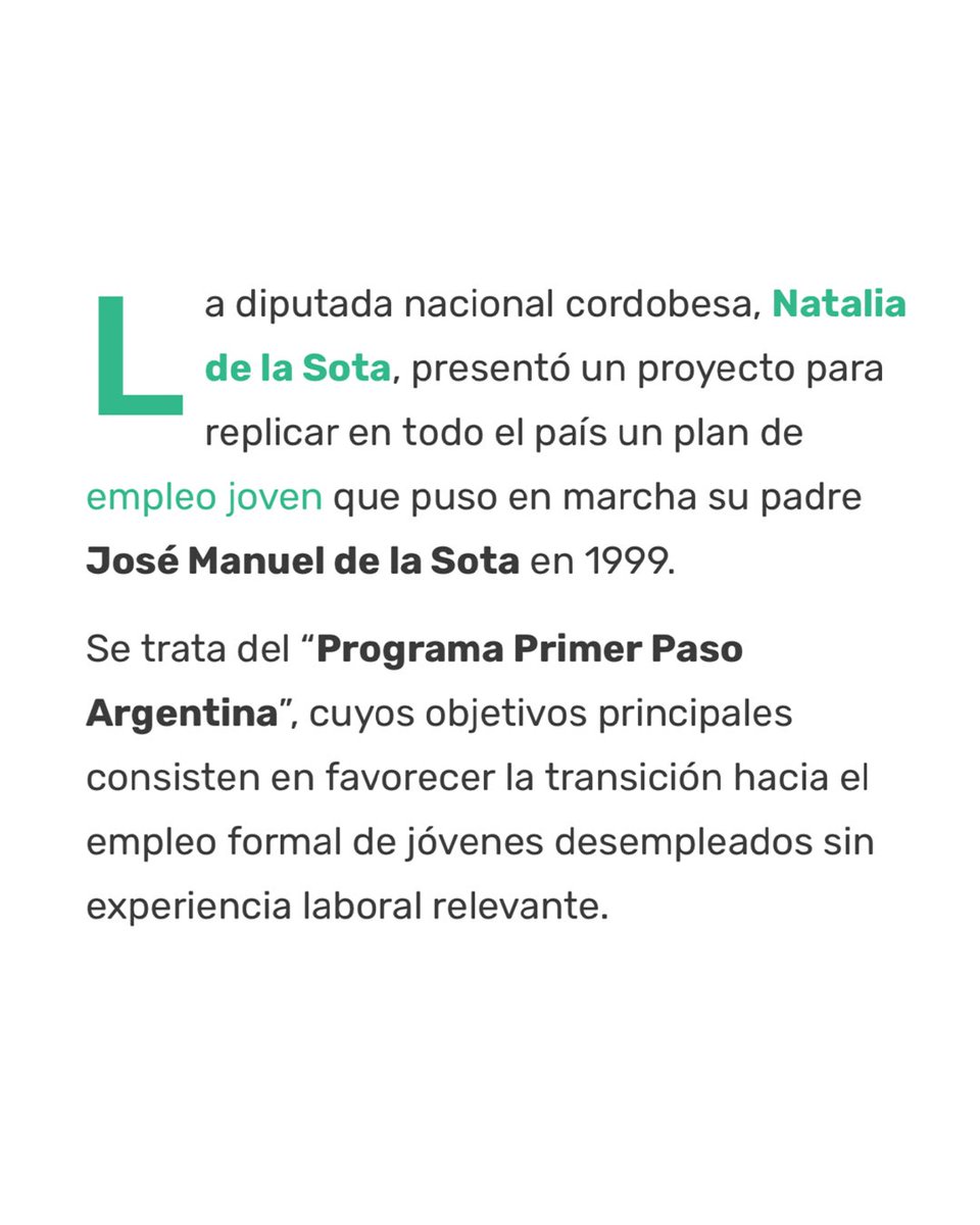 NataliaDLSok's tweet image. Los medios cuentan una historia que me enorgullece. El Programa Primer Paso nació en Córdoba, en 1999, para que miles de jóvenes tuvieran su primera experiencia laboral.
Hoy quiero llevar ese modelo a todo el país con el Primer Paso Argentina. Porque lo que transformó Córdoba…
