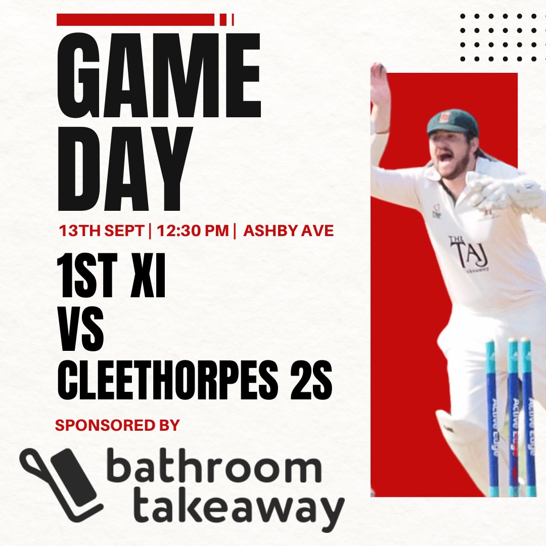 hartsholmecc's tweet photo. 📆 Busy day ahead for Hartsholme CC as we reach the final games of the 2025 season for the 1st &amp; 2nd XI:
🏏 1st Team face Cleethorpes 2s (H)
🏏 2nd Team go head-to-head with Scunthorpe 3s (Hibaldstow)
Fixtures, proudly supported by @bathtakeaway  #MatchDay https://t.co/lJoJJDymOE