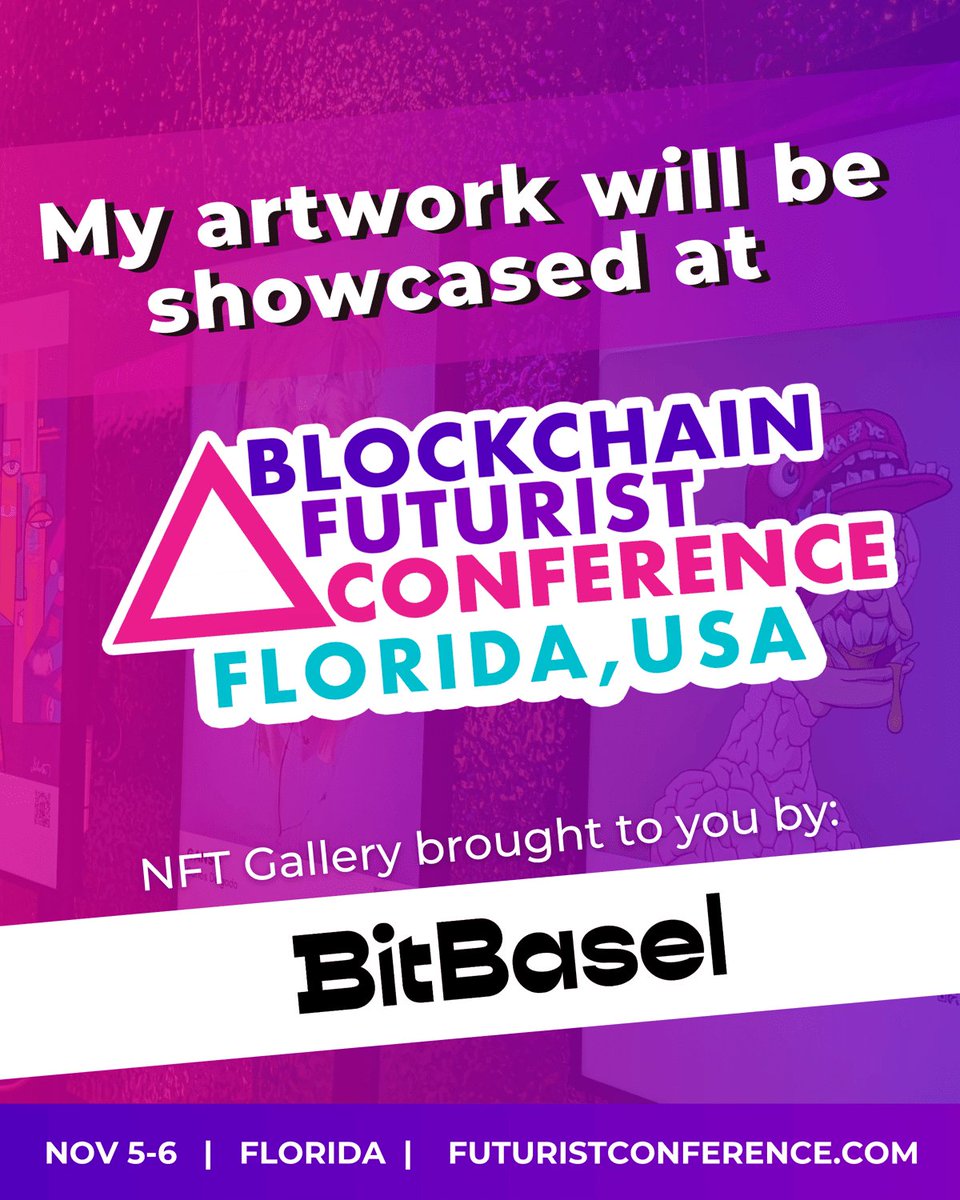 Visheh_xyz's tweet image. GN ! 
With amazing news😍😍😍

Special thanx to
@bitbaselart 
@Futurist_conf
😍😍😍😍😍