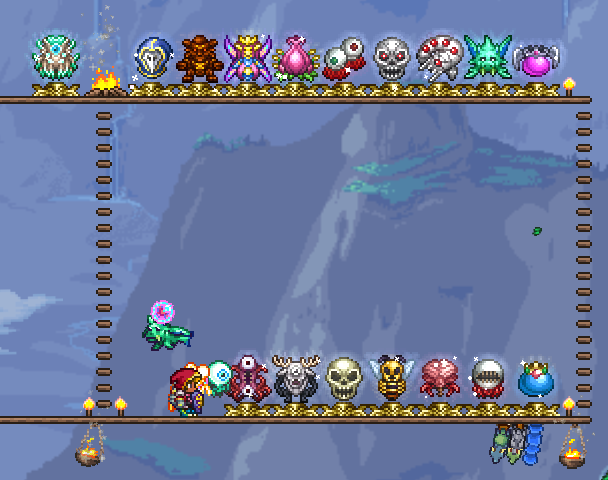 I finished an offline Master Mode run doing some ranger stuff. Died 3 times (2x to Fishron and once to EoL because I forgot how to dodge), so not my best effort, but I got it done.

This was my first completed run with a pre-mech Duke, so I am pretty happy about it.