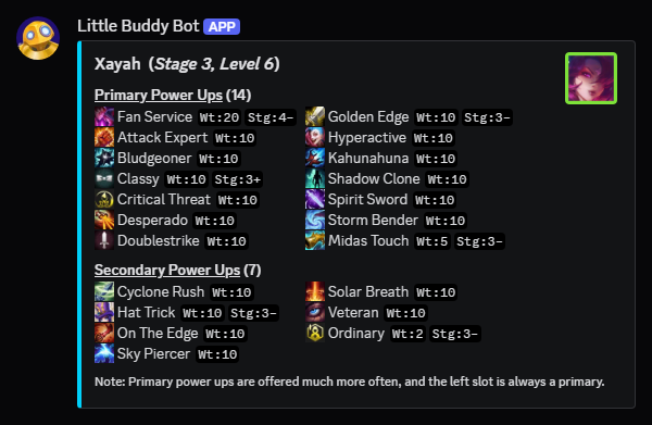 There was an undocumented change to Rakan this patch (15.4) that promoted Fan Service to a Primary Power Up for him. 
It's actually easier to hit it on him compared to Xayah now, so you can try fruiting him first if you're afraid of missing.