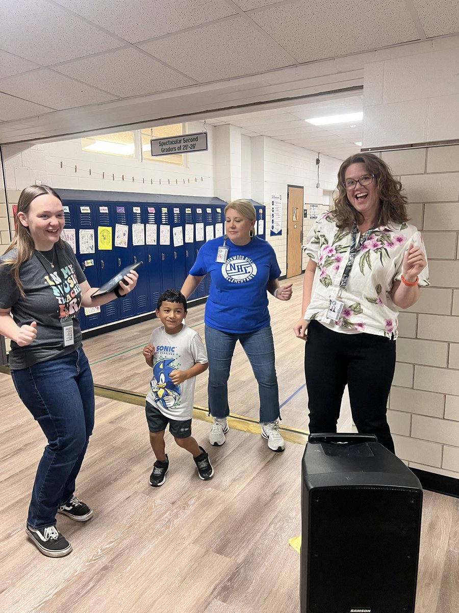 🎶 Fridays at NHE mean music, dancing, and joy with Ms. Tracy! A fun way to start the day and strengthen our school culture 💚💛 <a href="/Jenni1002Smith/">Jenni Smith</a> <a href="/NHEmusicroom/">Northwood Hills Music Rooms</a>