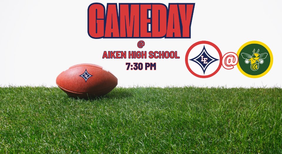 🚨GAMEDAY🚨

🏟️Aiken High School Football Field
📅 Friday, Sep. 12th, 2025
⌚️ 7:30 pm

#ExpectToWin #TheLue #RecruitTheLue #JuiceBoom