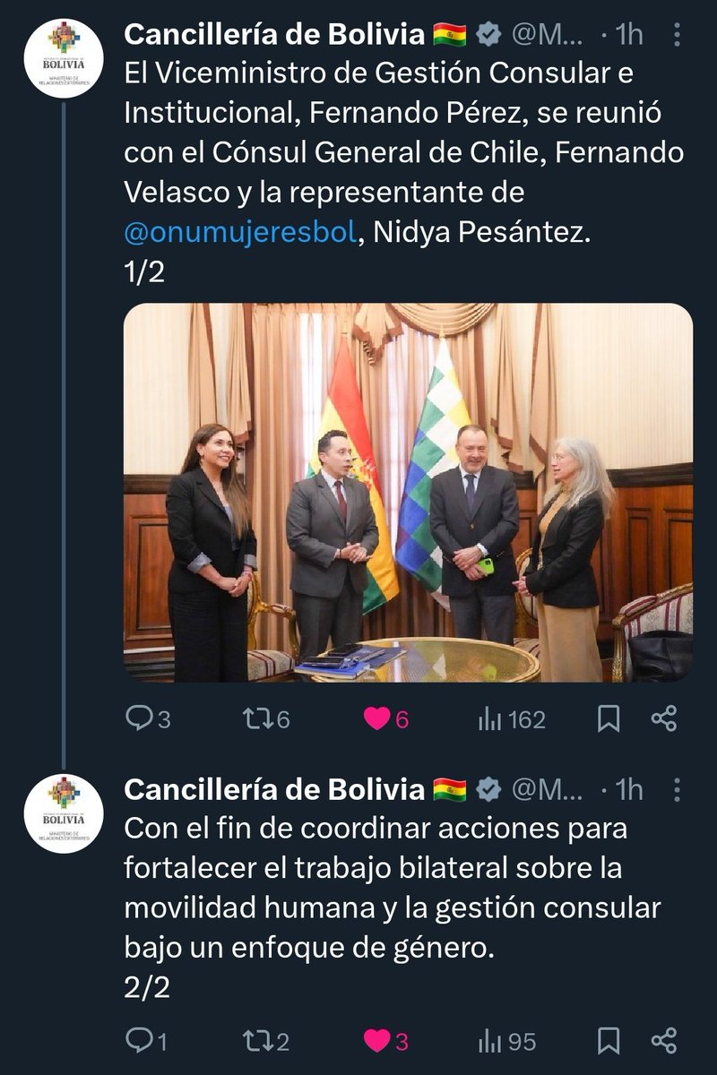 Un gusto reunirse para abordar un tema de alto interés para nuestra política consular, la feminización de los flujos migratorios presenta desafíos que requieren fortalecer la coordinación bilateral y trabajar junto con otros aliados para promover una migración segura para tod@s.