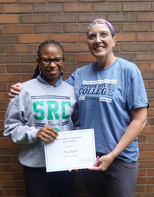 Congratulations to nursing student Mary Popoola, recipient of this year’s Bonnie Stine SRCFA Scholarship!  “I want to be the kind of nurse who not only knows her stuff but also makes everyone feel better just by being there.”

src.edu/blog/nursing-s…