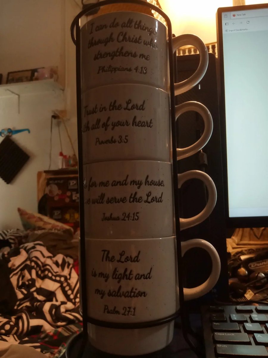 LstMinuteHeroes's tweet image. I ordered some awesome coffee cups yesterday! They just arrived today! I love these cups! Each one has a Bible scripture on it! Thank you God! #ThankYouGod #CoffeeCups #Awesome #JesusChrist #AlwaysThankful #LastMinuteHeroes #AlternativeRock #Tea #Coffee #Sweet