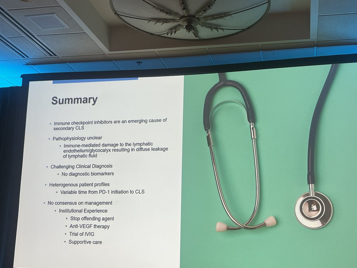 Immune checkpoint inhibitors are an emerging cause of secondary capillary syndrome <a href="/onconephsociety/">American Society of Onconephrology</a> <a href="/MayoClinicME/">Mayo Clinic ME</a> @herrmannmd <a href="/LeticiaRolonMD/">Leticia Rolon</a>