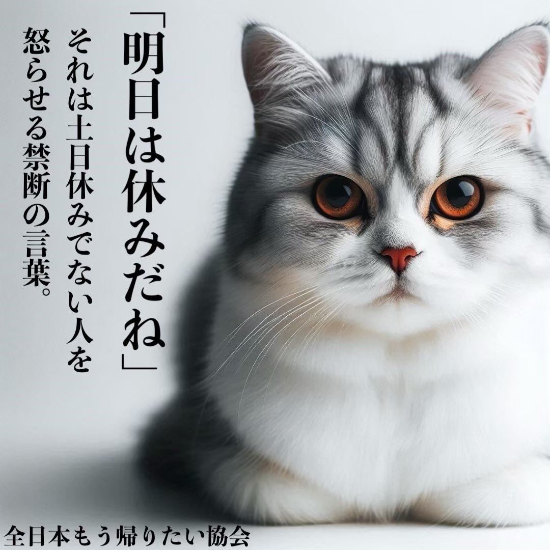 全日本もう帰りたい協会 (@moo_kaeritai) on Twitter photo 